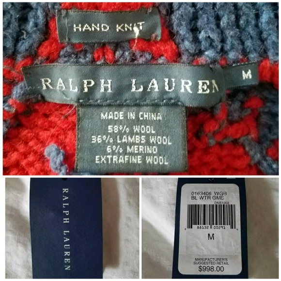 ☆SOLD☆ Ralph Lauren Shawl Collar Cardigan Sweater - Picture 7 of 8